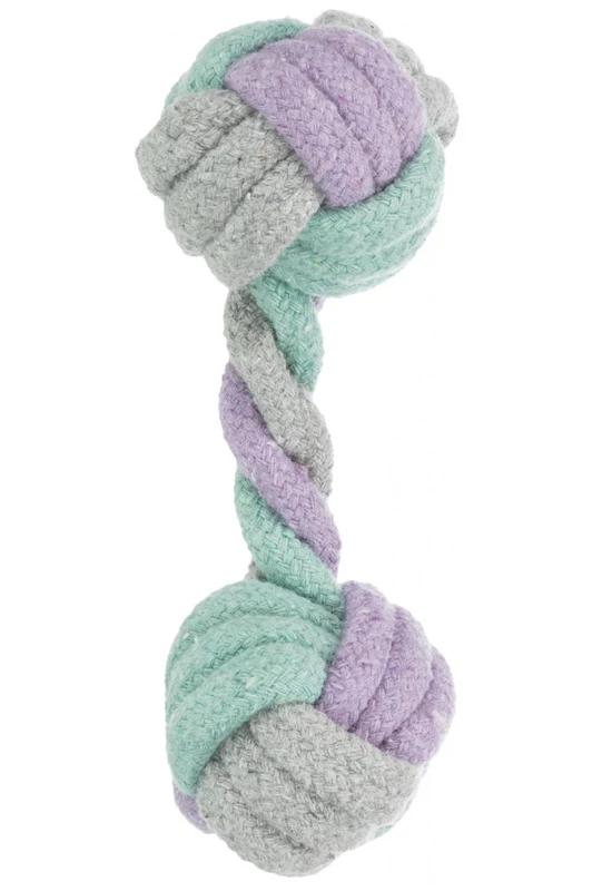Trixie Junior Rope Dumbbel - Kötéljáték Fonott Súlyzó - 15cm