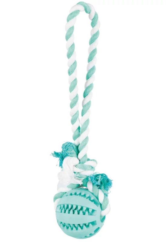 Trixie Denta Fun Zsinóros Labda 7×24cm