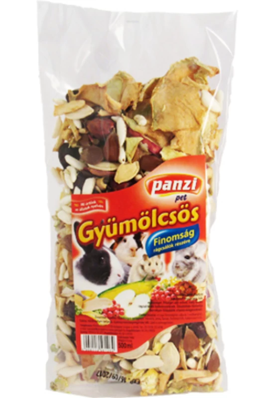 Panzi Rágcsáló Nasi Gyümölcskeverék
