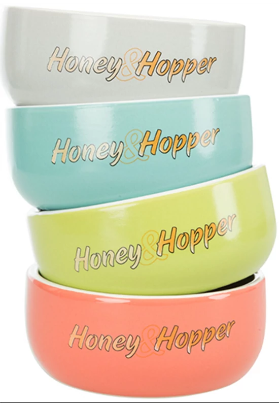 Trixie Honey&Hopper Kerámia Tál Nyúl, Tengerimalac 250ml/11cm