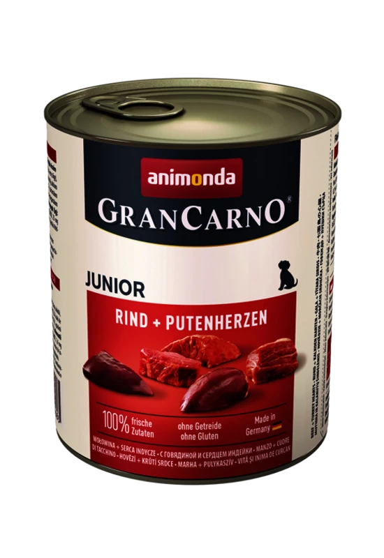 Animonda Grancarno Junior Marha - Pulykaszív 800g