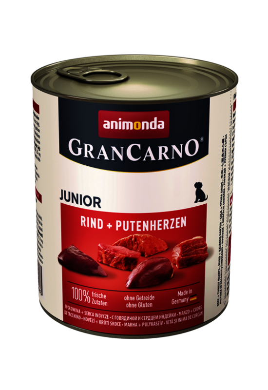 Animonda Grancarno Junior Marha - Pulykaszív 800g