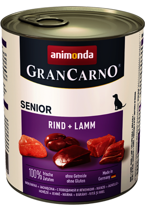 Animonda Grancarno Senior Borjú - Bárány 800g
