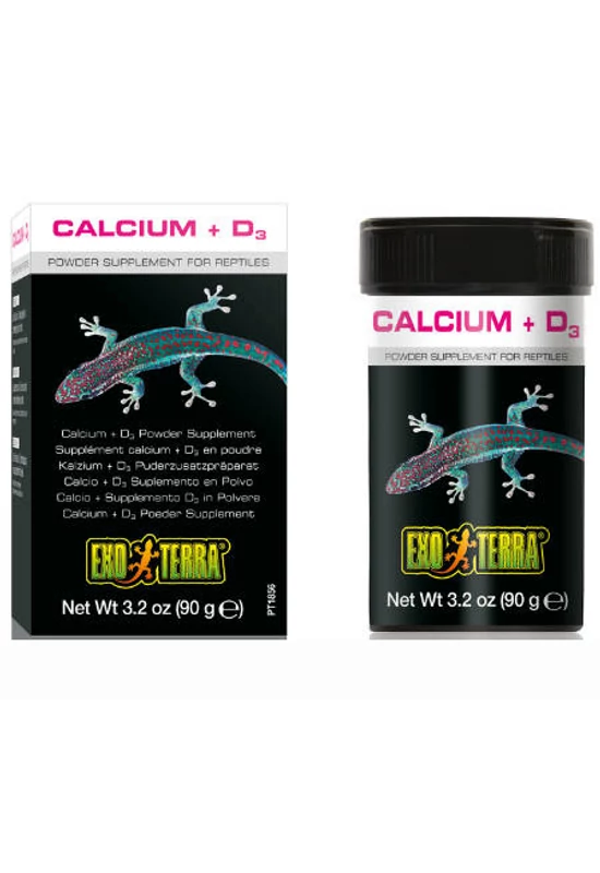 Exo Terra - Táplálékkiegészítő - Kalcium és D3 Vitamin 90g
