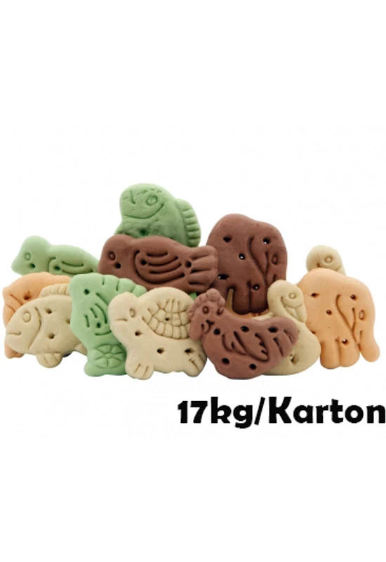 Lolo Keksz Állat-Mix - 17kg/Karton
