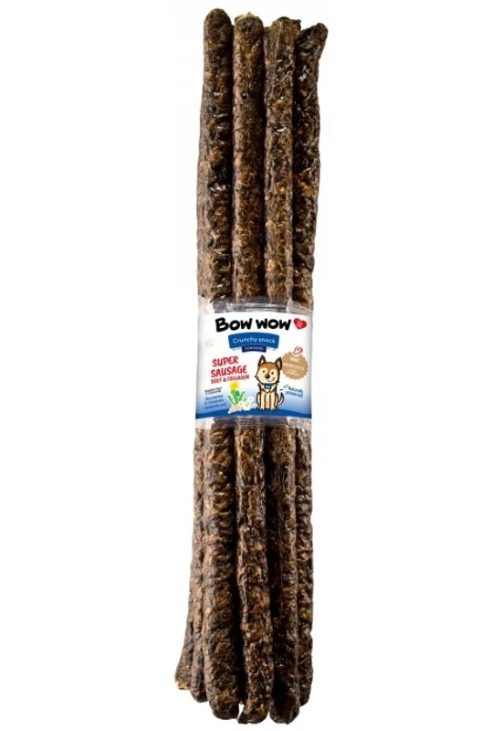 Bow Wow - Vastag Kolbász - Yucca&Liver Jukka és Máj - 60cm 12db/Gyűjtő