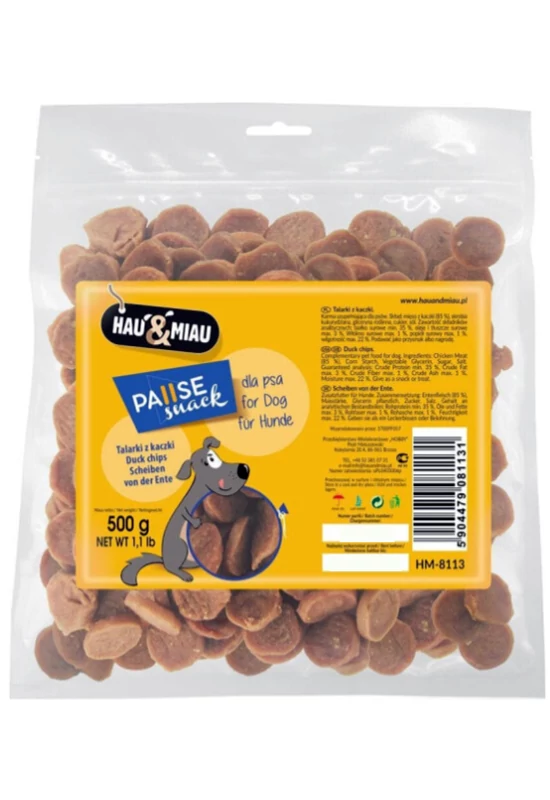 Hau Miau Snack - Kacsahús Tallér - 500g