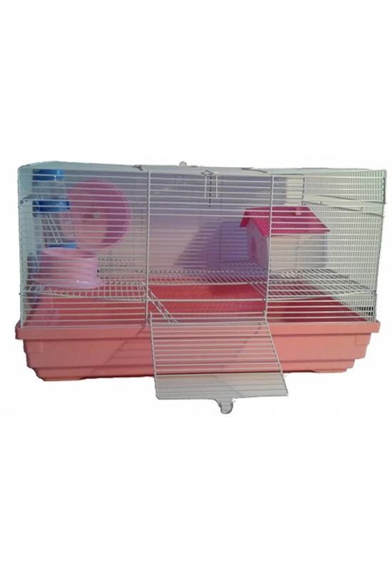 Panama-Pet Ketrec 47×30×27cm Fehér és Rózsaszín