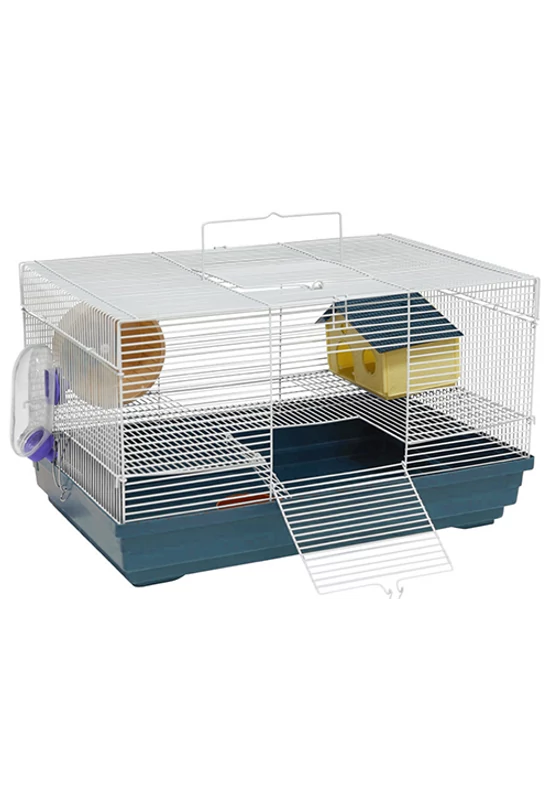 Panama-Pet Ketrec 47×30×27cm Fehér és Kék