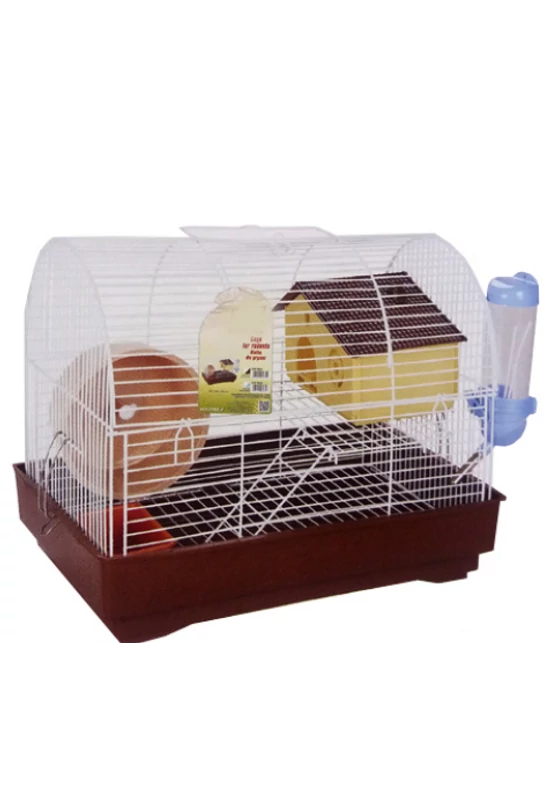 Panama-Pet Ketrec 33×23×26cm Fehér és Barna