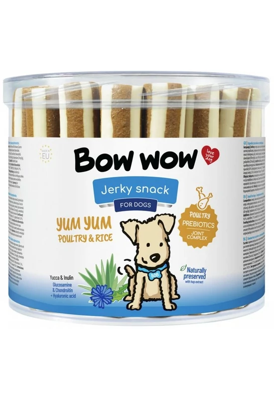 Bow Wow Tubitos - Baromfi és Rizs - Yuccával és Hialuronsavval - 35db/#