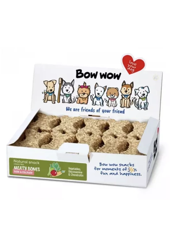 Bow Wow Natural Kollagén Csont - Sertés 30db/csomag