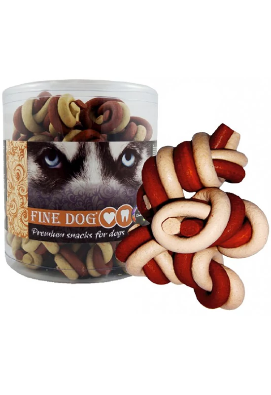 Fine Dog Csomó Marhahúsos 8cm 25db/csomag