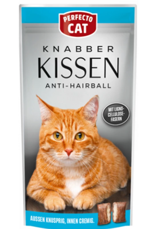 Perfecto Cat Töltött Párnácskák Anti-Hairball 50g