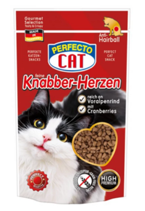 Perfecto Cat Anti-Hairball Alpesi Marhahússal 50g