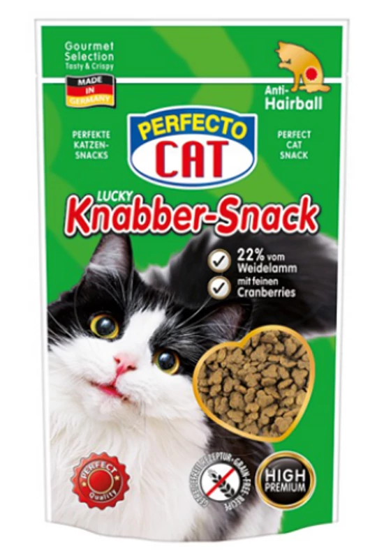Perfecto Cat Anti-Hairball Bárány és Áfonya 50g