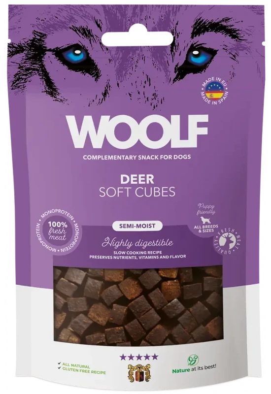 Woolf Szarvashús Kockák - 100g