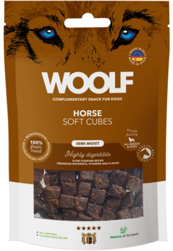 Woolf Lóhús Kockák - 100g