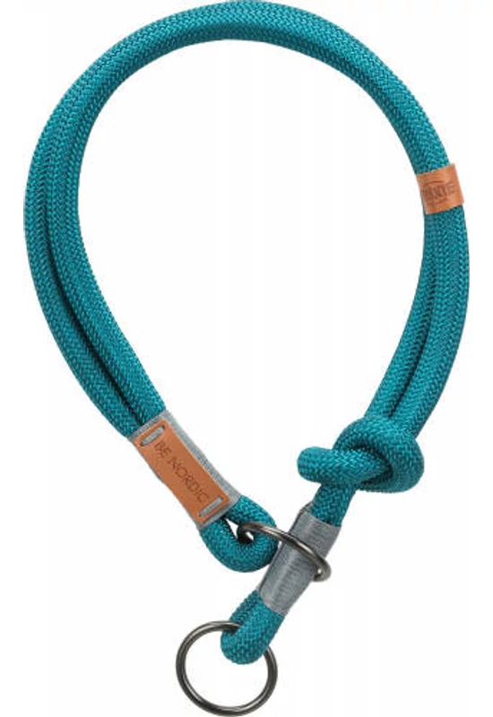 Trixie Be Nordic Collar - Nyakörv Fonott Kötélből (Petrolkék/Világos Szürke) S-M (40cm/O8mm)
