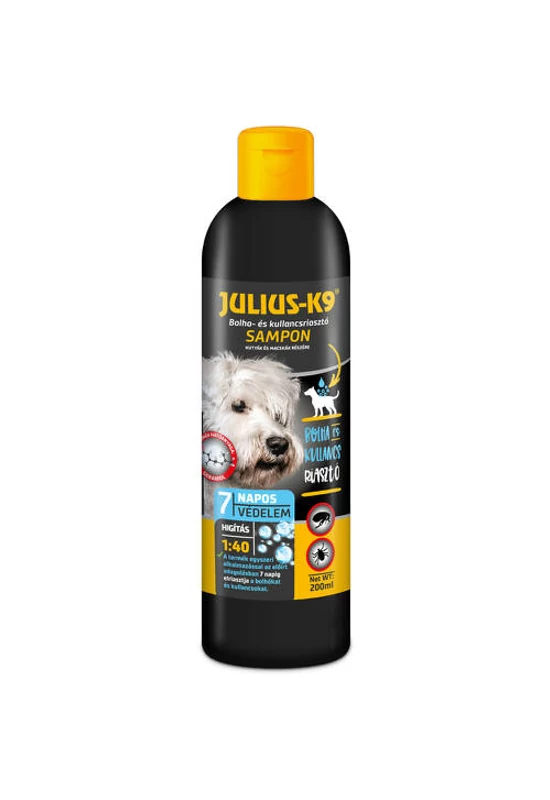 Julius-K9 - Bolhariasztó sampon kutyák részére - 200ml