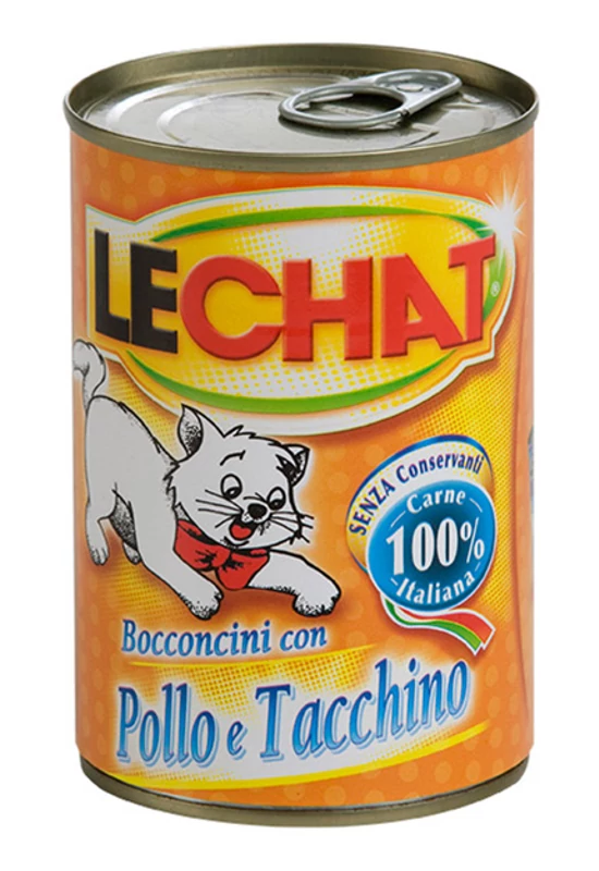 Lechat Konzerv - Csirke és Pulyka 400g
