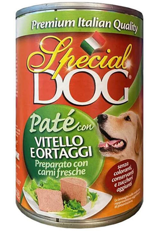 Special Dog Konzerv Pate Borjúhús Zöldséggel 400g