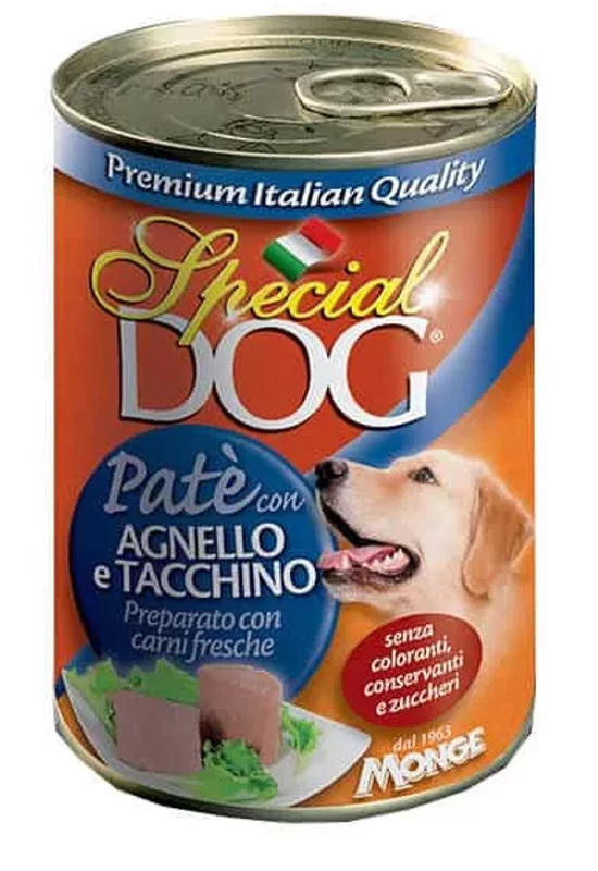 Special Dog Konzerv Pate Bárány és Pulyka 400g