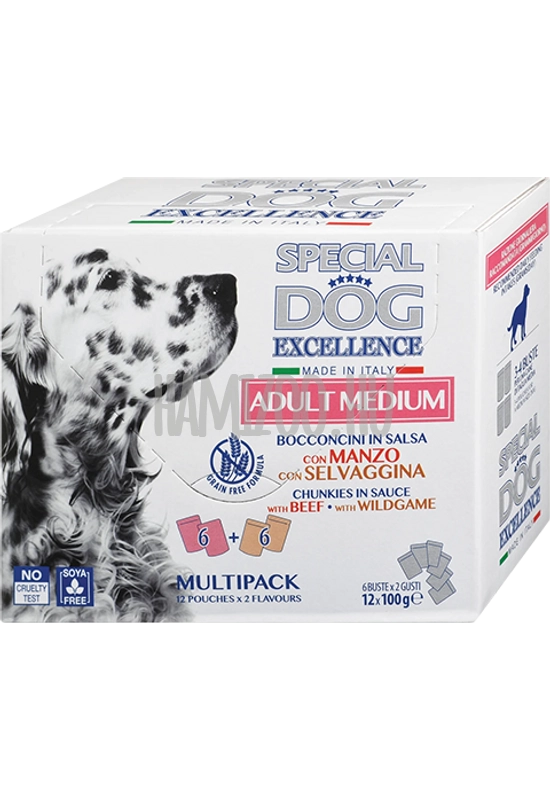 Special Dog Excellence Pouch Medium Adult Marha-Vad 12×100g