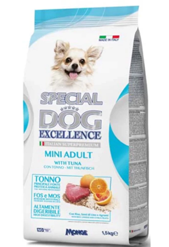 Special Dog Excellence Száraztáp Mini Adult With Tuna - Tonhal - 1,5kg