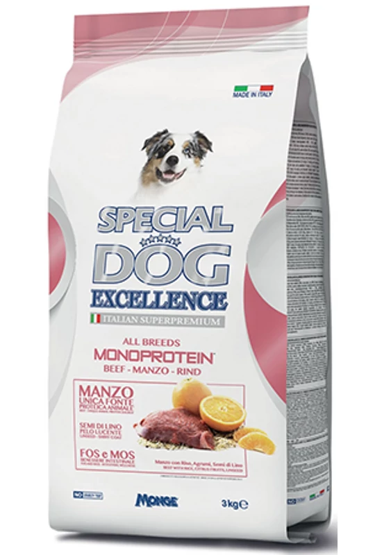 Special Dog Excellence Száraztáp Monoprotein Adult Beef- Marha 3kg