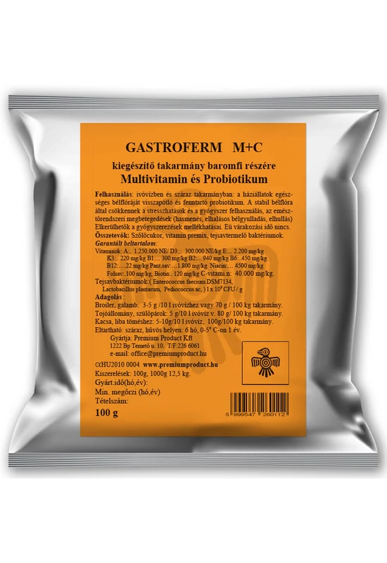GastroFerm M+C Galamb - Multivitamin és Probiotikum - 100g