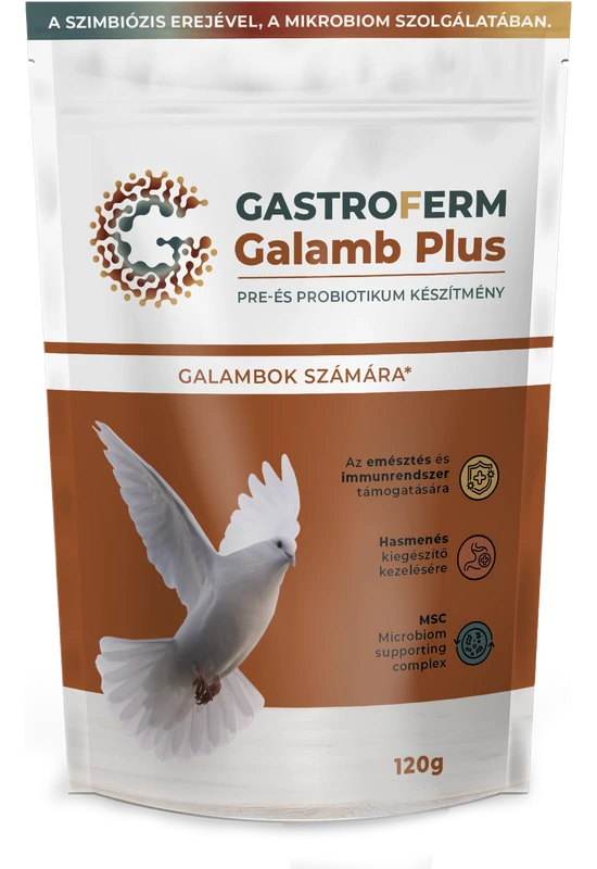 GastroFerm Galamb Plus - Galambok Számára - Prebiotikum és Probiotikum - 120g