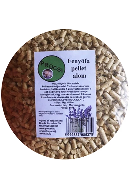 Prücsi Pellet Alom - Levendula Illatos - 05l/3kg Kicsi