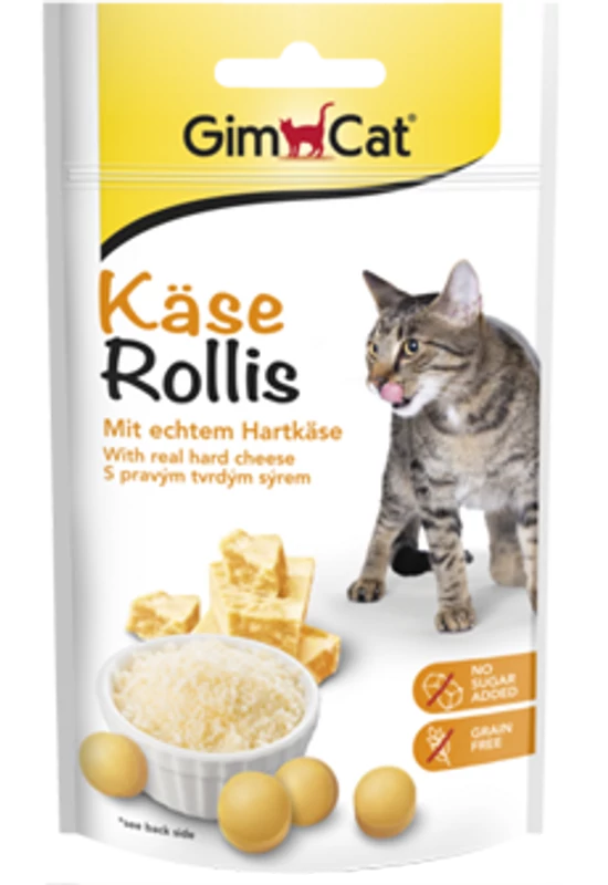 Gimcat Cheezies-Rollis Sajt Tabletta 50g