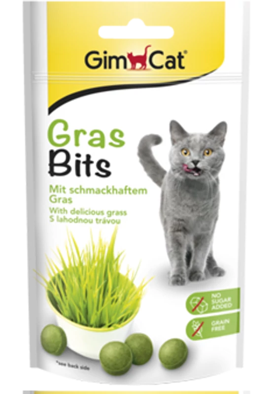 Gimcat Tabletta Gras Bits (Zöld Fű) 50g Tasty Tabs