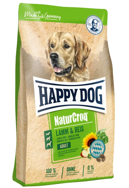 Happy Dog Natur - Croq Lamm/Reis - Bárány & Rizs - 1kg