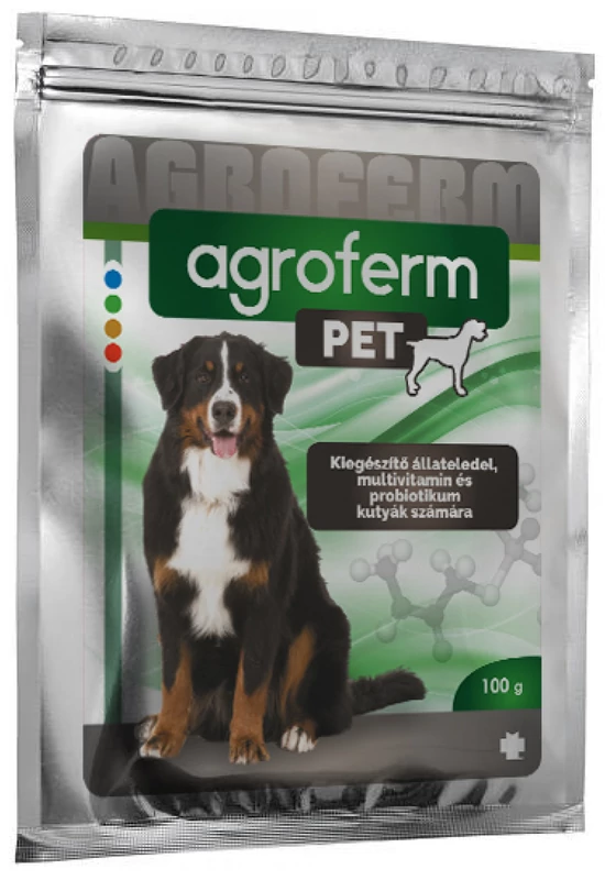 Agroferm Pet - Kutya Multivitamin és Pro biotikum - 100g