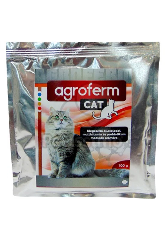 Agroferm Pet - Macska Multivitamin és Pro biotikum - 100g