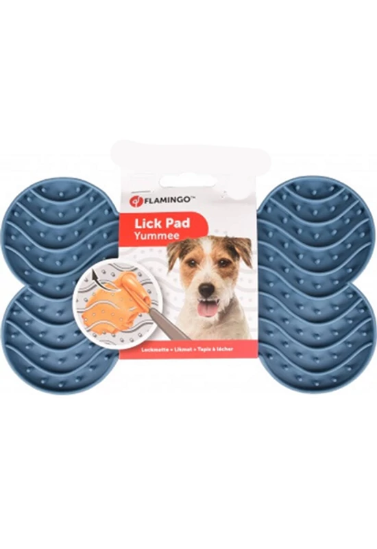 Flamingo Játék Lick Pad - Silicon Snack Csont 21,8cm