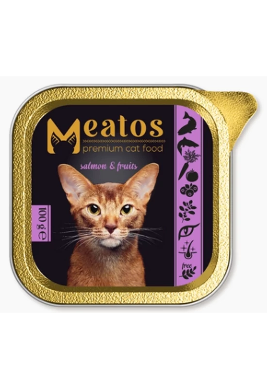 Meatos Salmon & Fruits - Lazaccal és Gyümölcsökkel - 100g