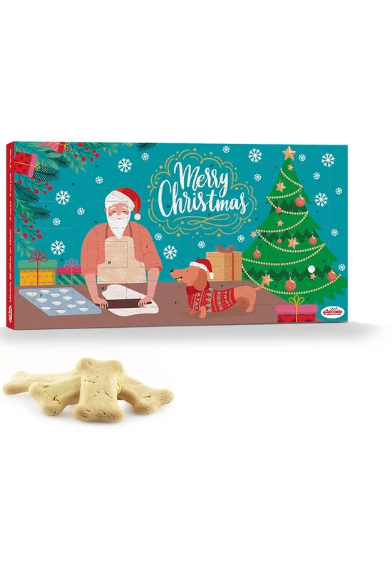 Record Merry Cristmas Advent Calendar For Dogs - Xmas - Adventi Naptár - 130g