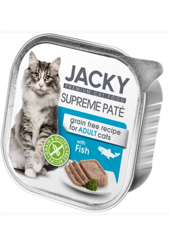 Jacky Supreme Paté Fish - Halas Pástétom 100g
