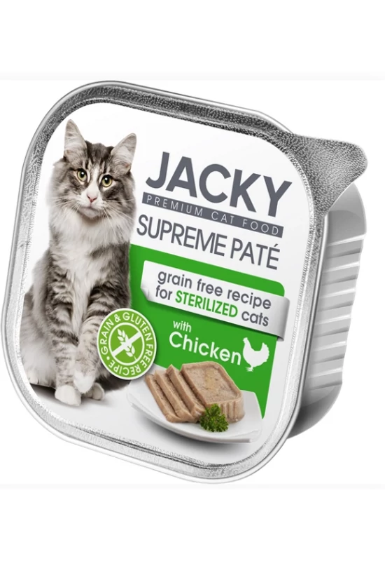 Jacky Supreme Paté Chicken STERILISED - Csirkehúsos Pástétom 100g