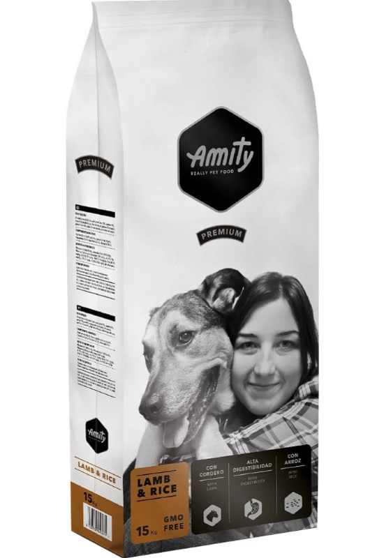 Amity Dog - Adult Premium Lamb&Rice 15kg
