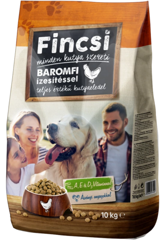 Fincsi Dog Száraztáp Baromfi Izesítéssel 10kg
