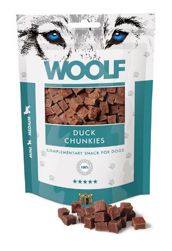Woolf Kacsahús Kockák - 100g