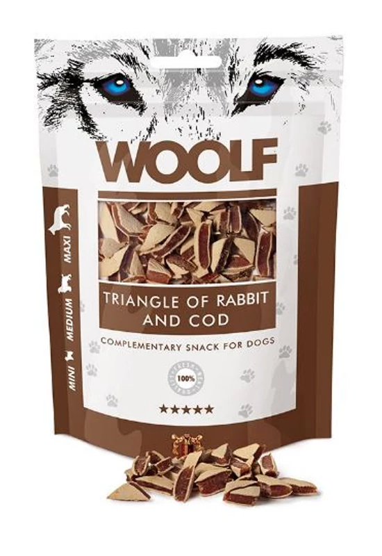 Woolf Nyúlhús Háromszög - 100g