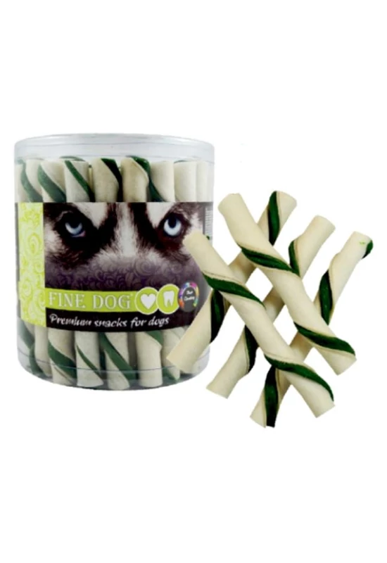 Fine Dog Rolád Algás-Mentolos 12cm - 35db/csomag