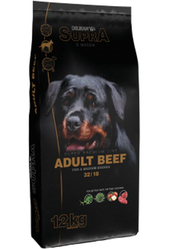 Supra Dog Adult Beef 12kg