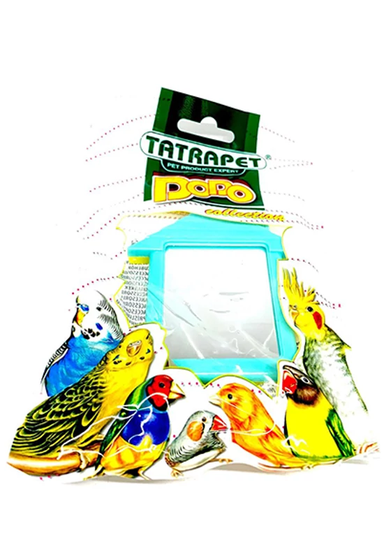 Tatrapet madárjáték tükrös csengő